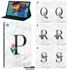 Чехол для планшета Samsung Galaxy Tab S6 Lite, 10,4 дюйма, P610, P615Tab S6, T860, T865, 10,5 дюймаTab S7, T870, T875, 11 дюймов, с подставкой и 26 буквами