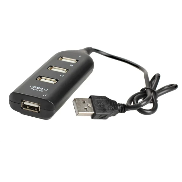 Высокоскоростной Универсальный USB-разветвитель на 4 порта USB 2 0 с разъемом для