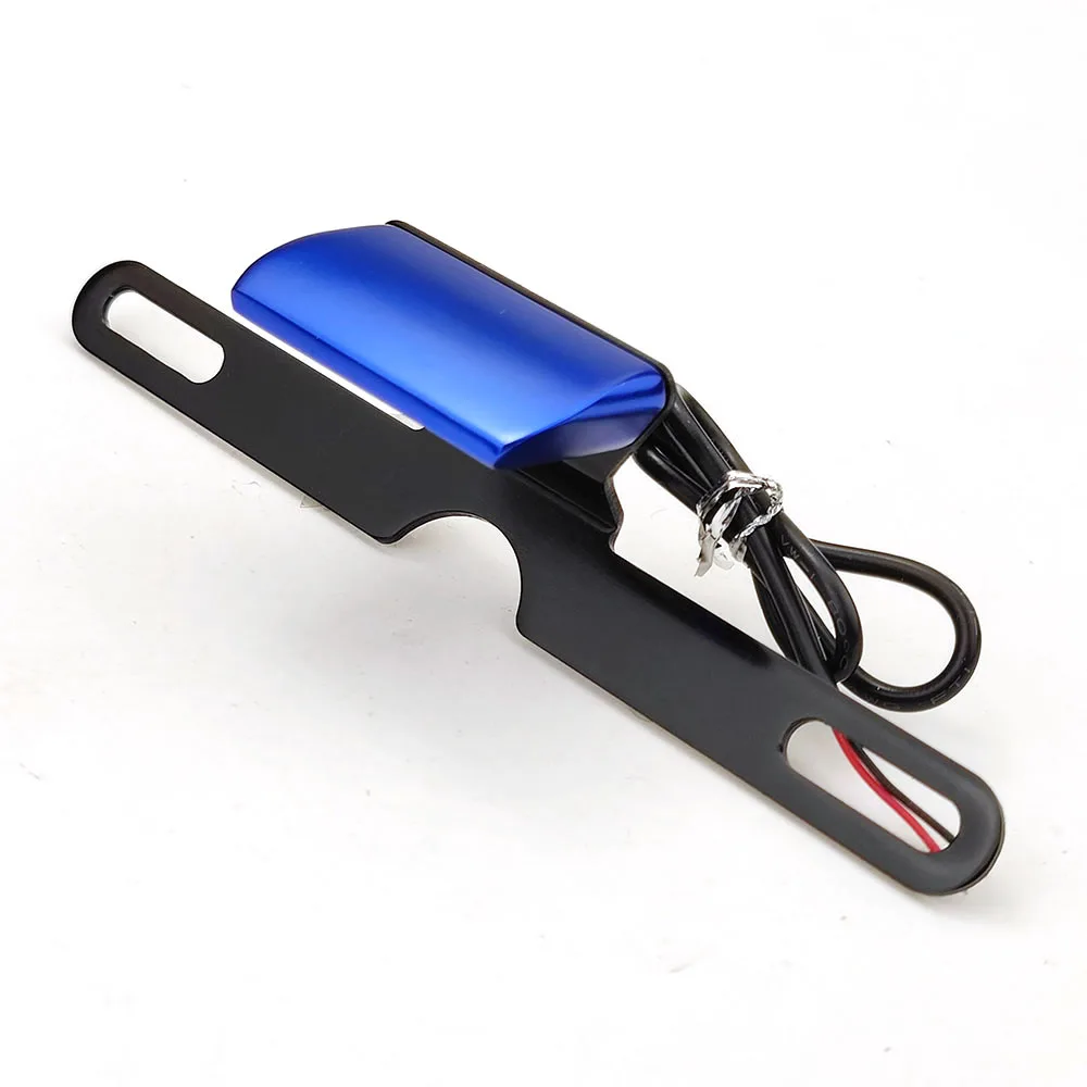 

Universal Motorcycle Accessories CNC Aluminum License Plate LED Light For KAWASAKI NINJA ZX6R ZX7R ZX9R ZX10R ZX12R ZX14R