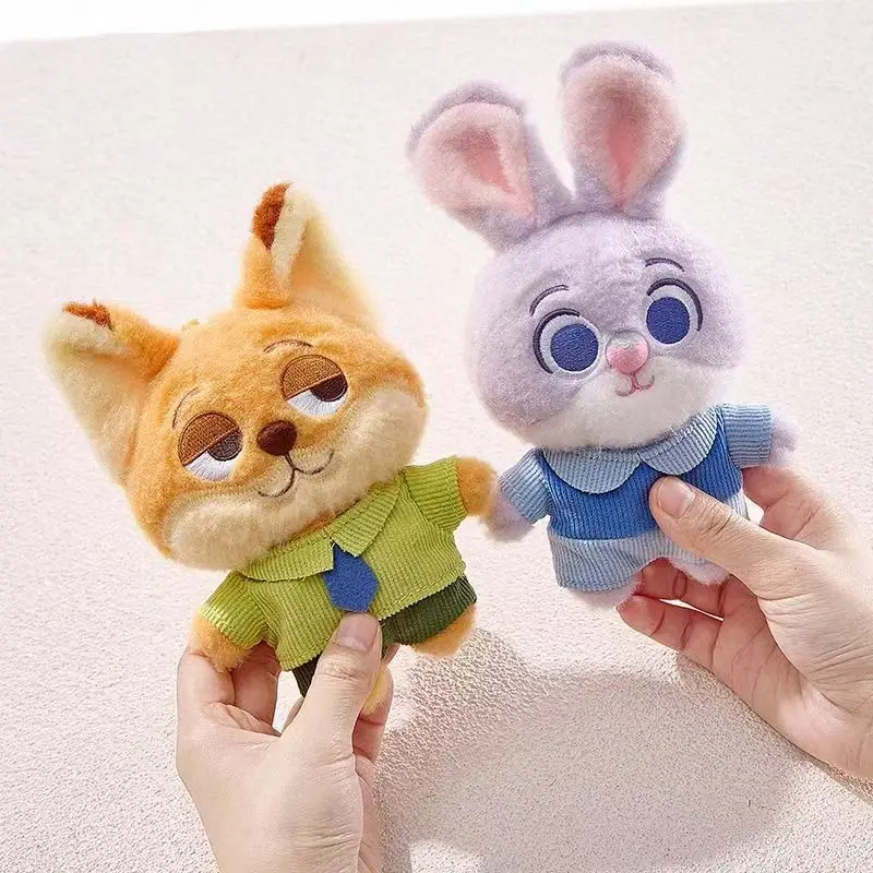 Фото Новинка для Zootopia 2, плюшевый брелок Fox Nick Rabbit Judy, милая плюшевая кукла, кулон, игрушка, кукла, сумка, подвеска, Рождественский подарок №1