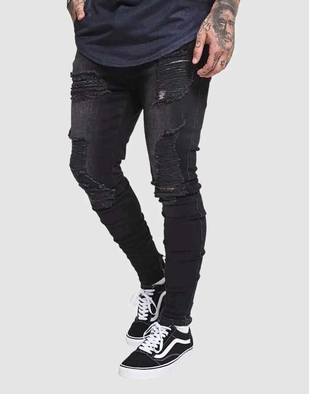 

SikSilk Vengeance Drop Crotch Men's Jeans