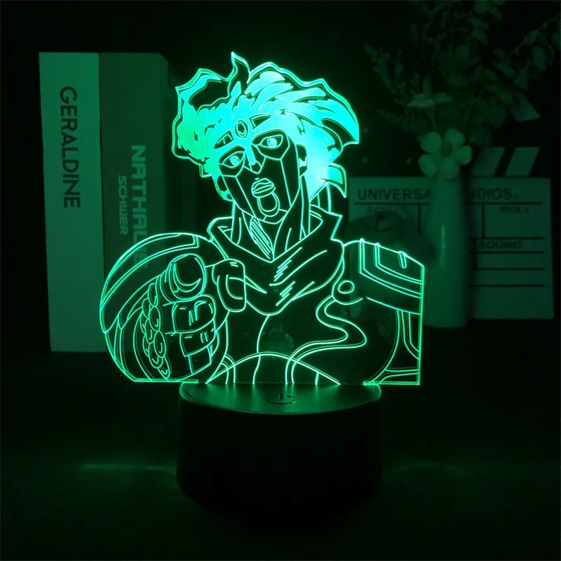 

Звездный Платиновый JoJos невероятные приключения светодиодный ночсветильник с Управлением по Bluetooth для яркого базового света японского ани...