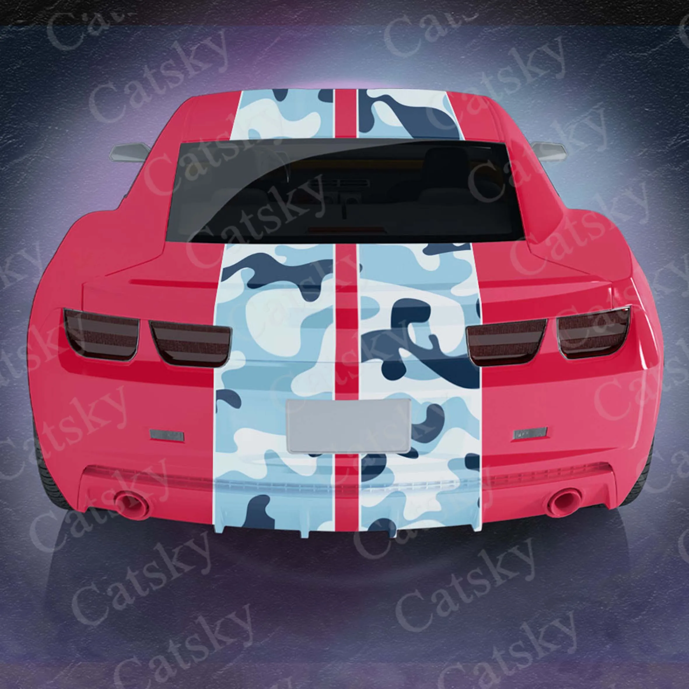 

Красочные полосы, 2 шт./набор, автомобильная наклейка для универсальной большой автомобильной наклейки, универсальные автомобильные наклейки с левой и правой стороны