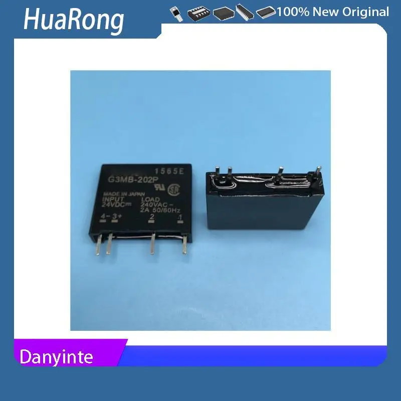 Новинка, 10 шт./лот, реле Φ PCB SSR в 5VDC 12VDC 24VDC, Out 240V AC 2A, Твердотельный релейный модуль