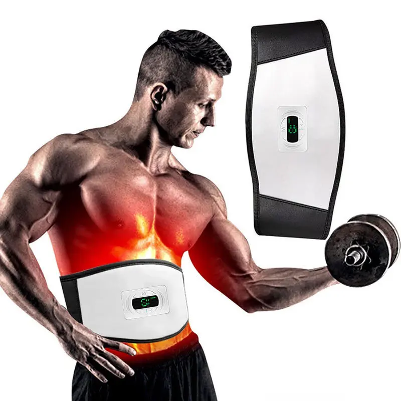 

NEW Smart Stimulator Massager Strap Lumbar Abdominal Muscle Strap Electric Slimming Massager Fitness Weight Loss Fat Burning
