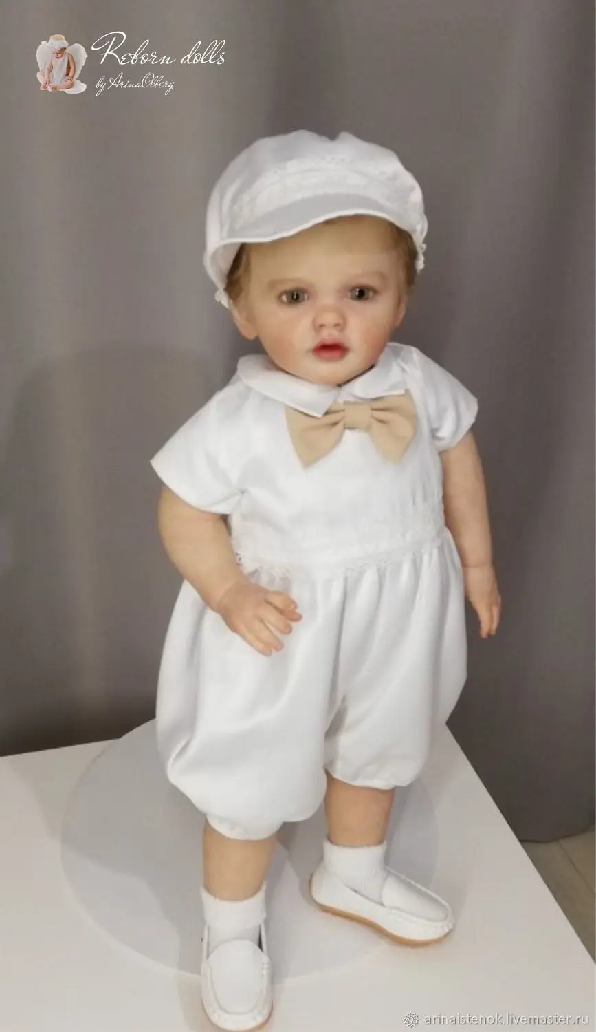 

NPK 22inch Unpainted Unfinished Reborn Doll Kit Betty fresh color Soft Touch with cloth body and eyes