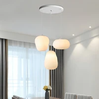 modern chandelier glass led hanging lamps for ceiling bar cofe lampshade pendant lighting home decoration lights 2022