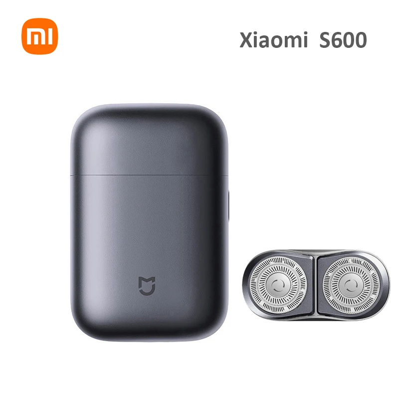 

2022 XIAOMI оригинальная электробритва Mijia S600 Мужская бритва в подарочной коробке портативная мини-бритва с корпусом из натуральной кожи металл...