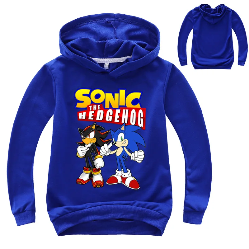 

Sonic Children's Clothing Children's Boys and Girls Long-sleeved Fashion Casual Sweater Hoodie