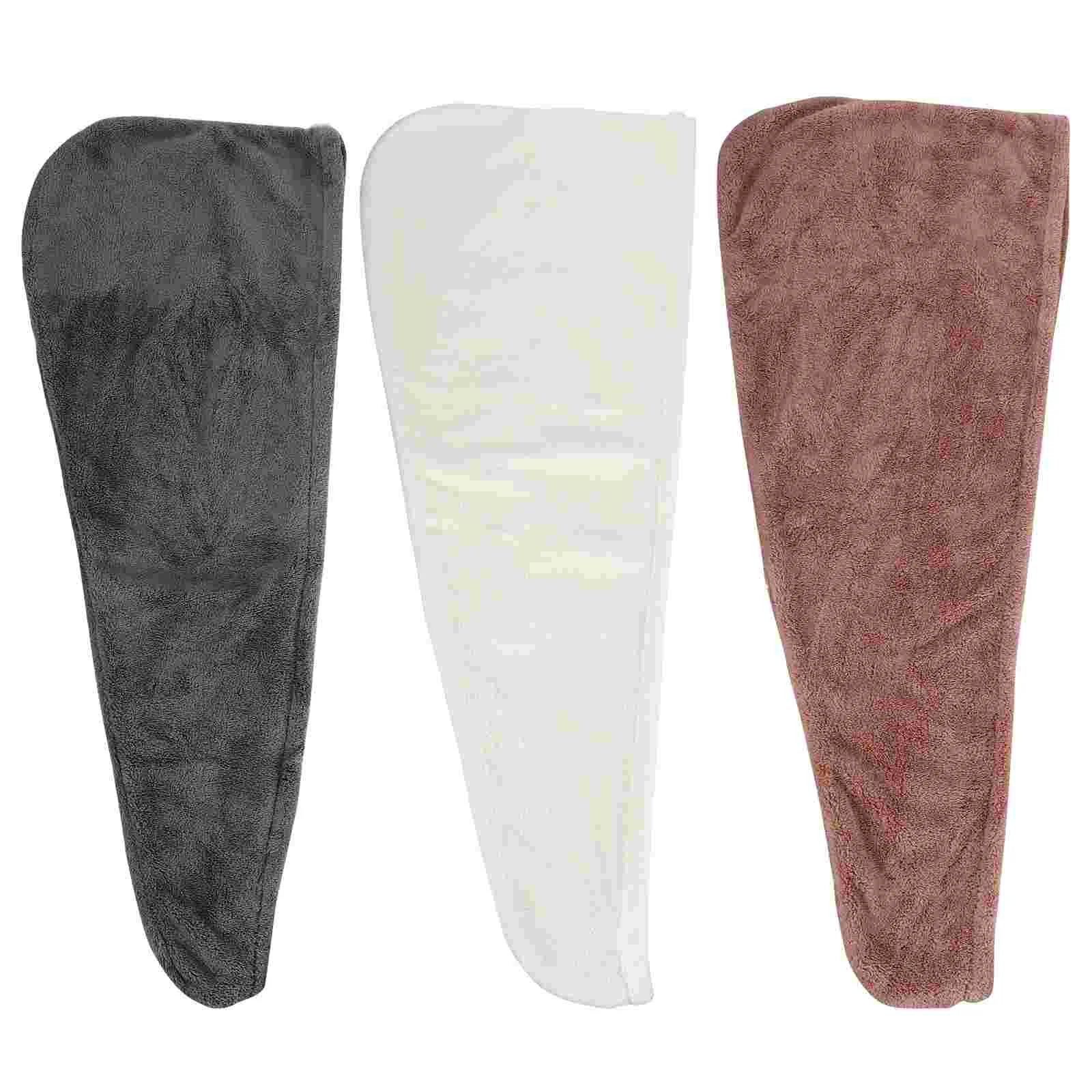 

Towel Hair Bathing Cap Drying Wrapped Dry Hat Absorbent Supplies Washing Accessories