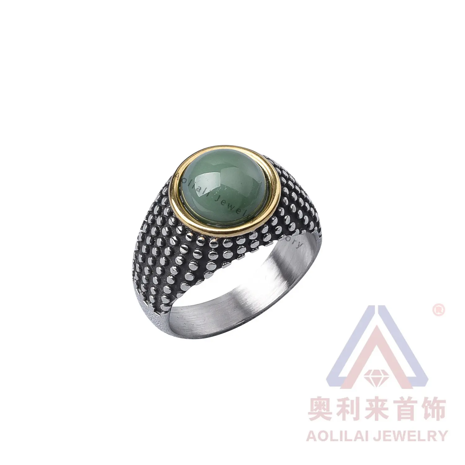 

Men's 316LStainless/Titanium Steel Onyx Party Rings Classic Fashion Trend Jewelry,Eco-Friendly Material