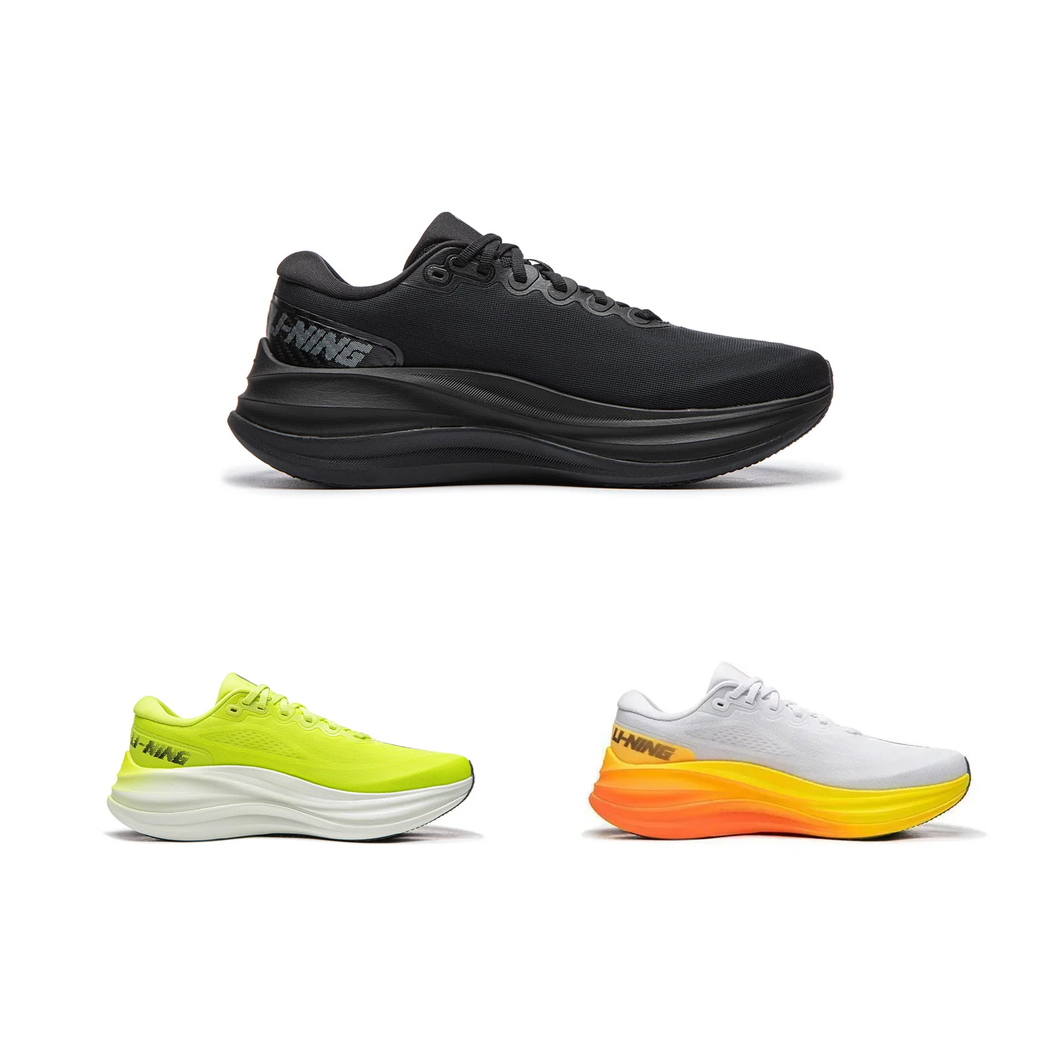 Фото Мужские кроссовки Li-Ning YUEYING 6 PRO с оптимизированной амортизацией и широким носком, светоотражающие, с технологией SUPER BOOM, модель ARHW015 №2