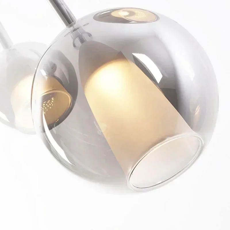 Светодиодный подвесной светильник из королевского стекла для кухни острова