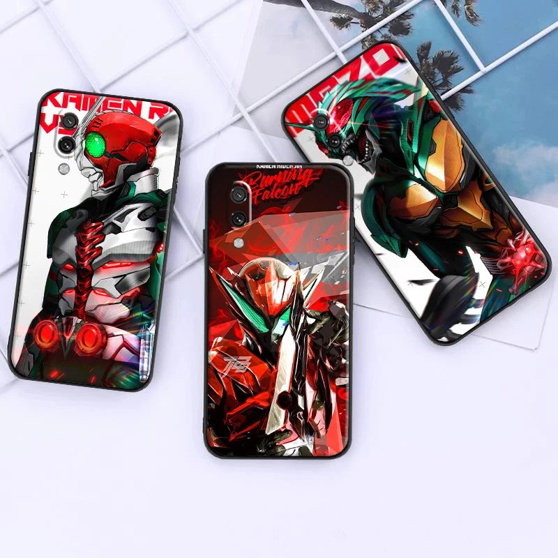Модный классический Чехол Bandai Kamen Rider для телефона Xiaomi Mi 11 Lite POCO X3 Pro GT NFC M3 ЧЕРНЫЙ
