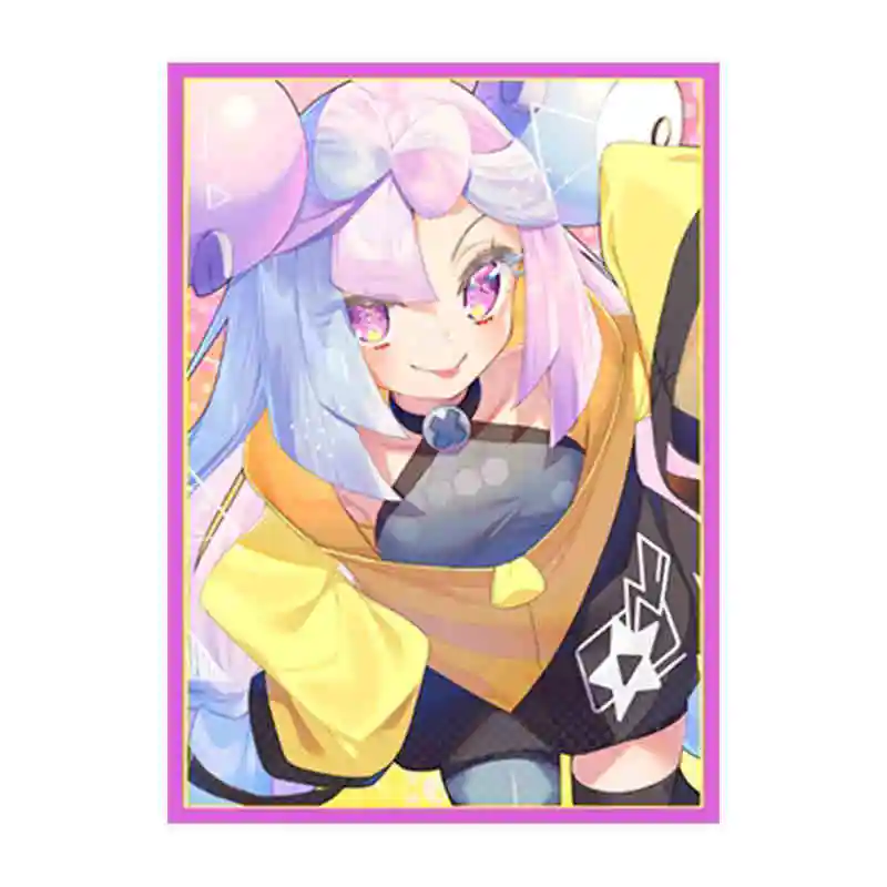 65 шт./компл. 66X91 мм Diy Self Made Pokemon Marnie Iono рукава для карт WS PTCG цветной защитный чехол