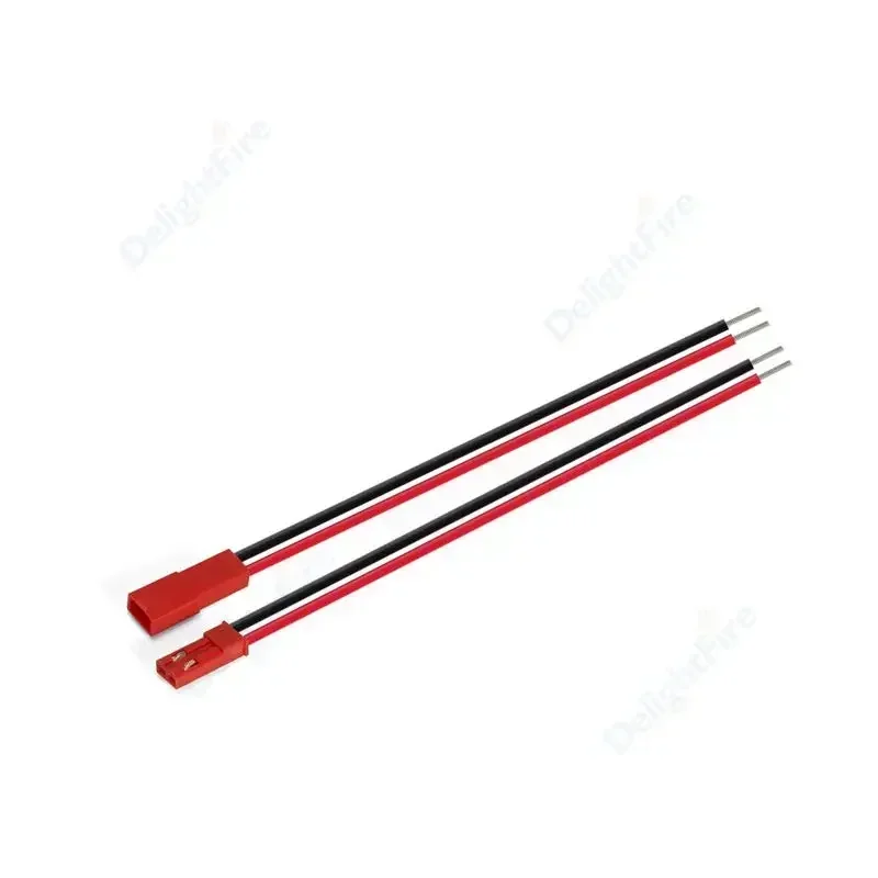 

22AWG 2-контактный разъем JST, кабель 15 см, штекер, разъем для RC BEC, аккумулятор, вертолет, сделай сам, FPV, дрон, квадрокоптер