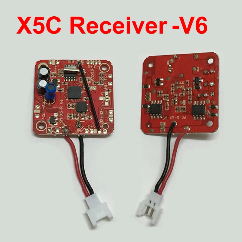

Original Receiver V6 Version SYMA X5C X5C-1 HD Camera Drone Quadcopter PCB Circuit Board Replacement Accessory