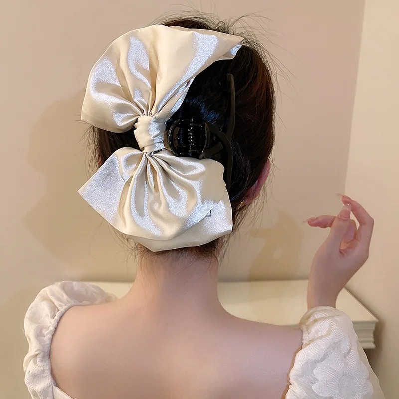 

Ins Network Red Girl Heart Butterfly Tie Hair Clip Japanese And Korean Style New Versatile Grab Fashion Temperament Simple