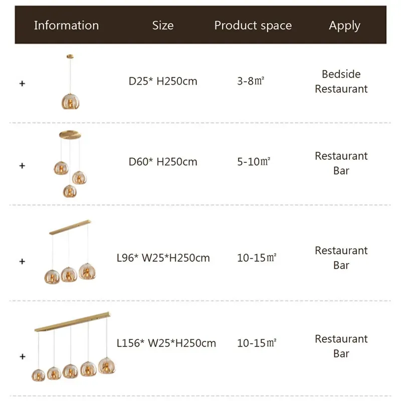 Подвесной светильник из скандинавского стекла светодиодный роскошный