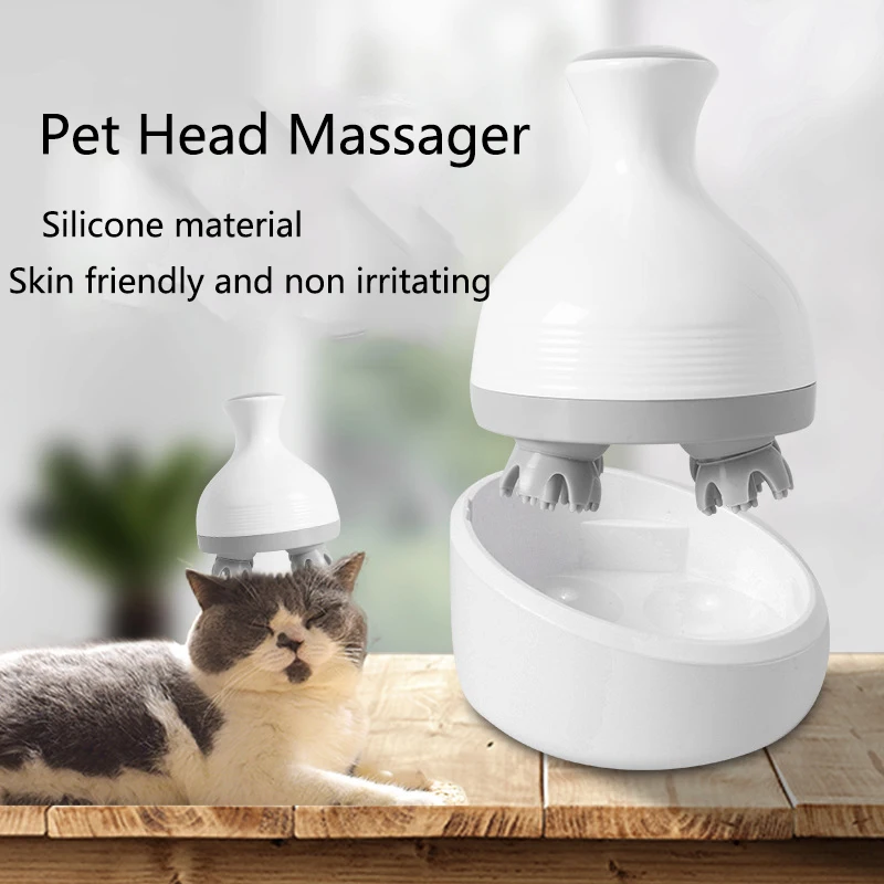 

Relieve Body Neck Cat Massager Massage Scalp Pet Electric Rechargeable Head Care Shoulder Health For Stress Dog Multifunctional