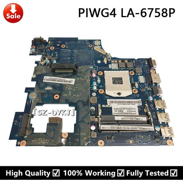 For Lenovo IdeaPad G770 Y770 Laptop Motherboard HM65 LA-6758P Mainboard 11S11013585 11S102001066 11S102500019 102500017