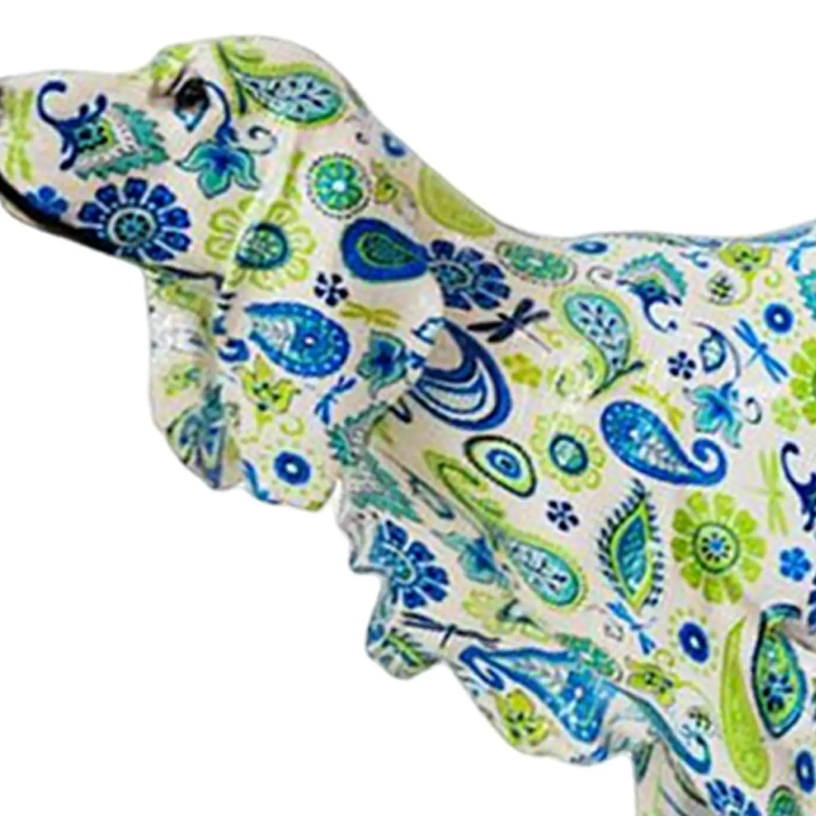 

Painted Dog Statue Resin Souvenir Crafts for Home Office Outdoor Garden