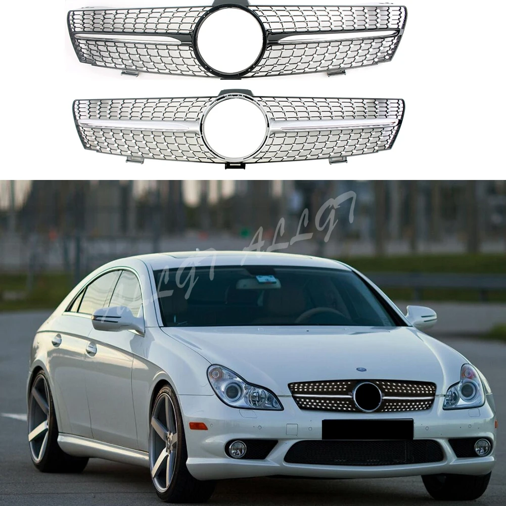 

Передняя решетка бампера для автомобилей Mercedes Benz W219 CLS Class 2005 2006 2007 Diamond