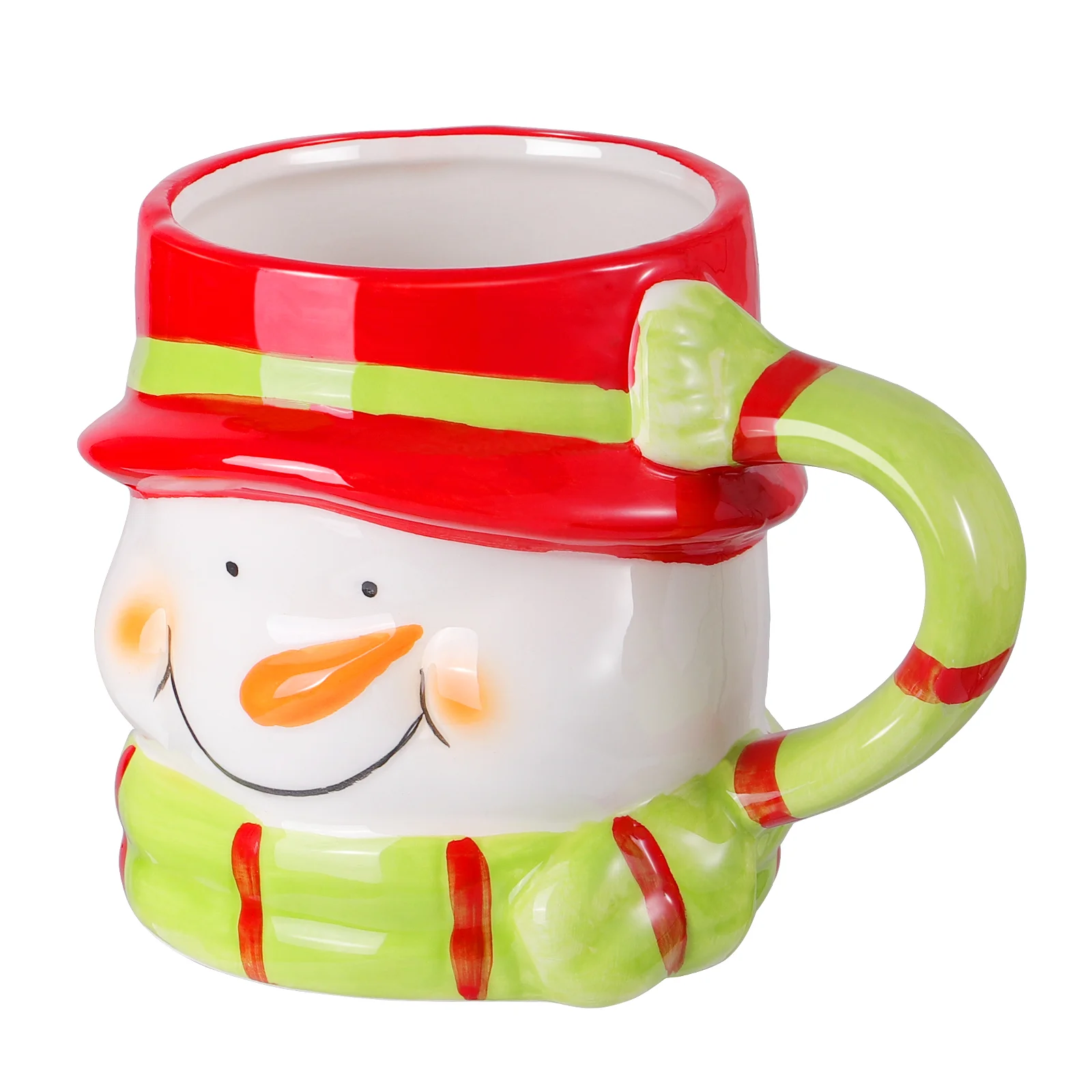 

Christmas Ceramic Cup Snowman Coffee Mug Merry Christmas Drinking Cup Party& Daily Use