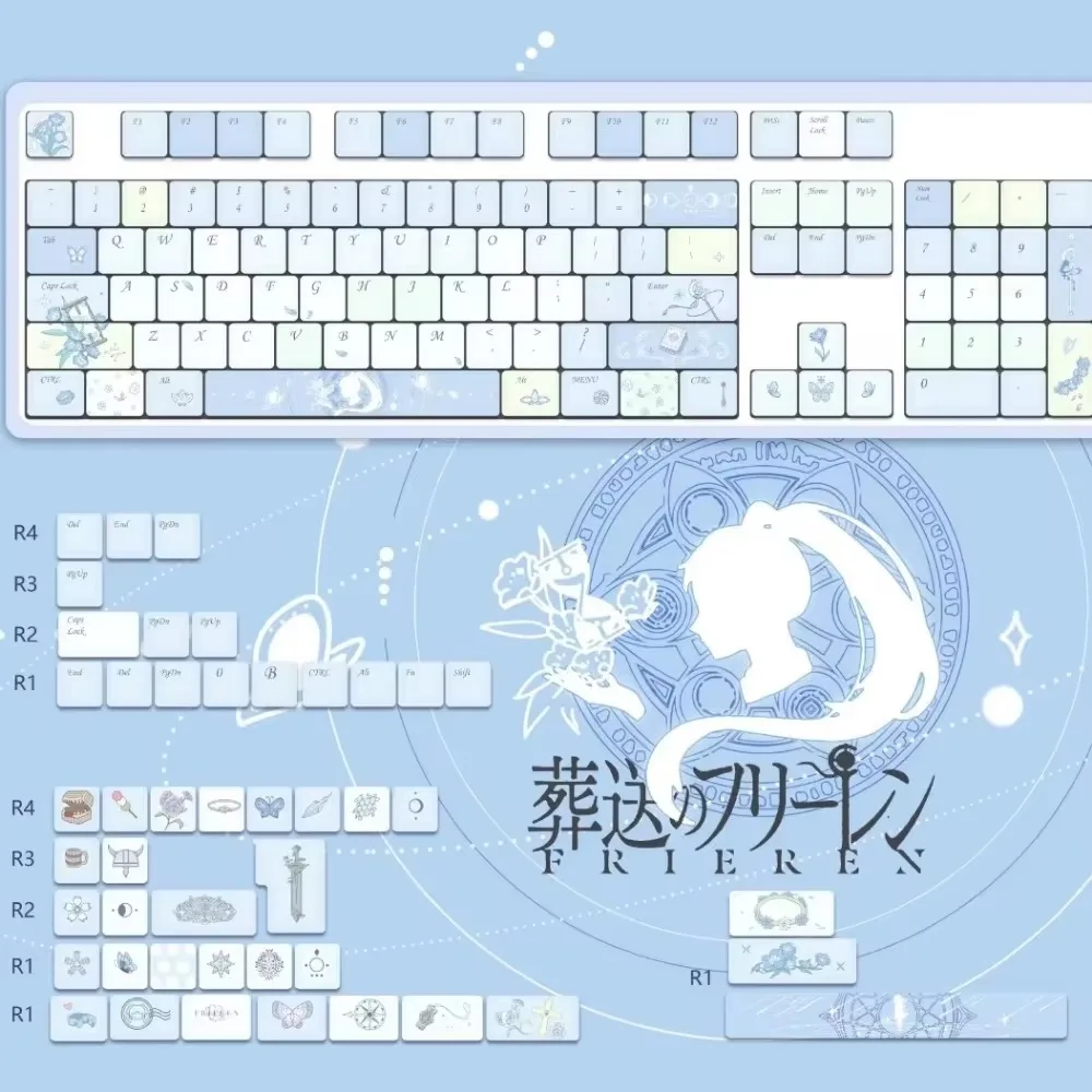 HAJIMI 150 колпачки ключей PBT Gaming DIY оригинальный/MOA профиль пятисторонняя