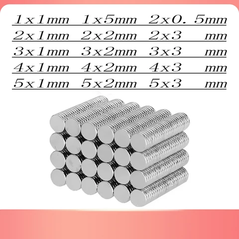 Неодимовый магнит NdFeB, 3 х1 мм, 100-10000 шт