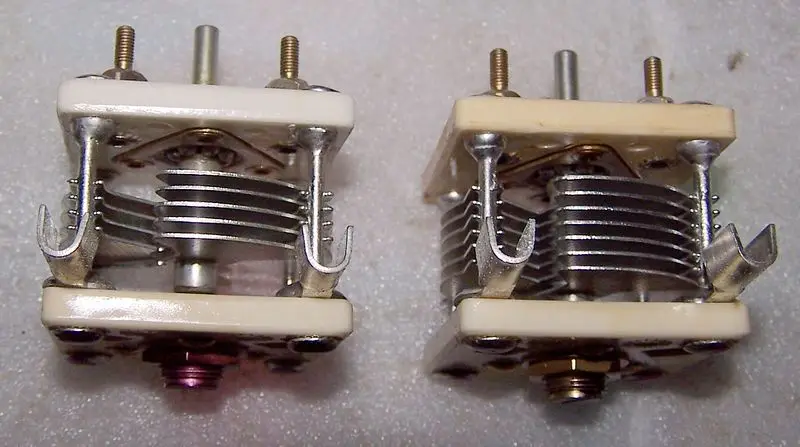 

Variable Capacitor double Couplet butterfly piece，Air Variable Capacitor，062,063 type