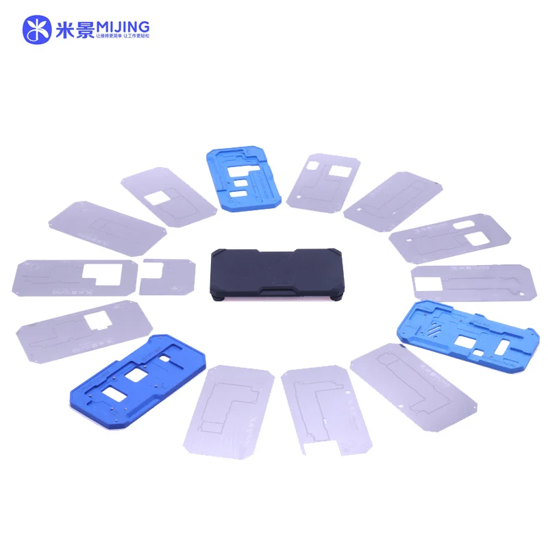 MiJing Z20 Pro средний слой посадки оловянный шаблон приспособление для iPhone X Xs 11 12 13 Mini