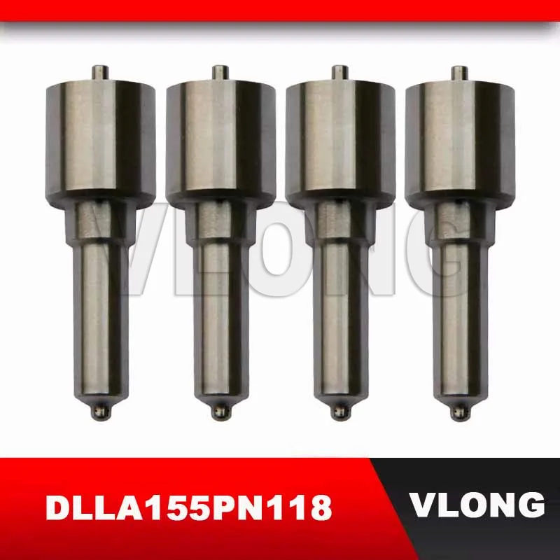 

4PCS New Fuel Pump Spare Parts Diesel Engine Injector Component Sparyer Nozzle Tips For HEAV 105017-1180 1050171180 DLLA155PN118