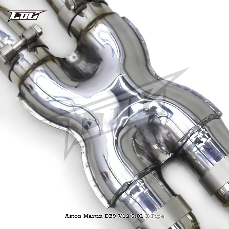 Передняя выхлопная труба COC Racing Car X Tube для Aston Martin DB9 Vantage Zagato Rapide 6 0 V12 из