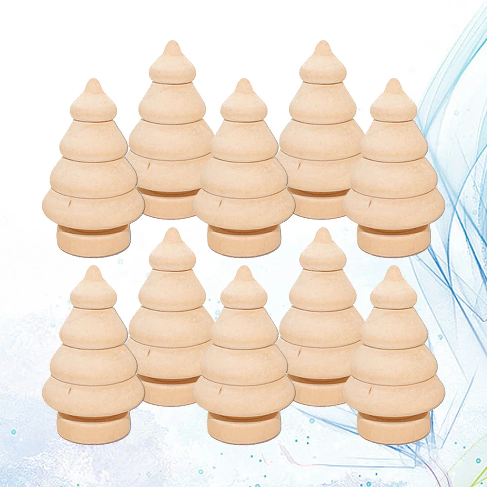 

Wooden Christmas Diy Pegtree Woodunfinished Crafts Blank Ornamentstoy Decorationtrees Ornamenthome Mini Pegs Painting Snowman
