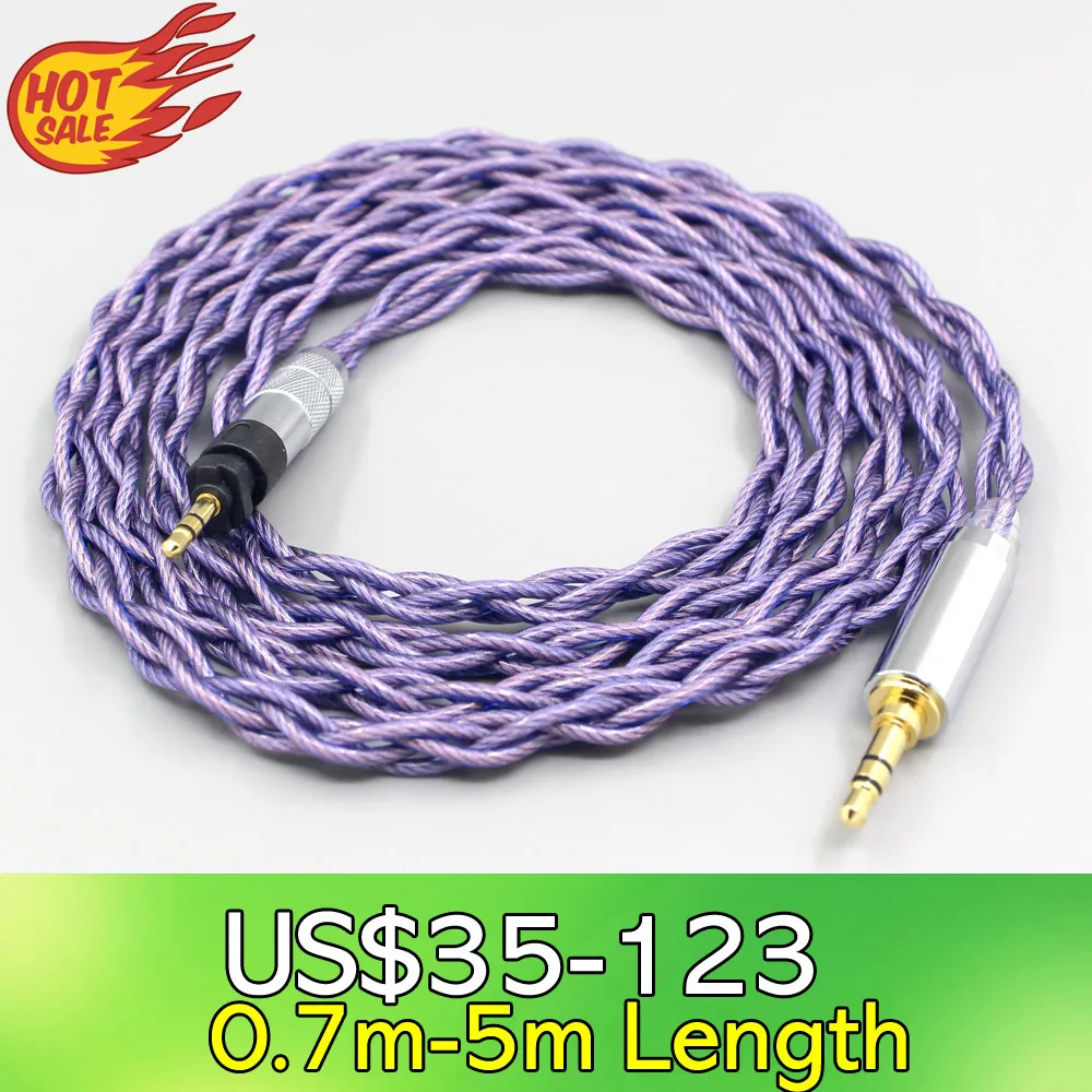 

Type2 1.8mm 140 cores litz 7N OCC Headphone Cable For Shure SRH840 SRH940 SRH440 SRH750DJ Philips SHP9000 SHP8900 LN007899