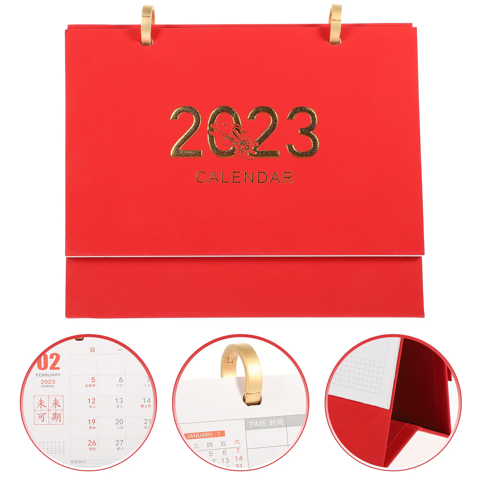 

Calendar 2023 Desktop Planner Standing Daily Monthly Desk Calendars Office Business Schedule Paper Chinese Binder Do List