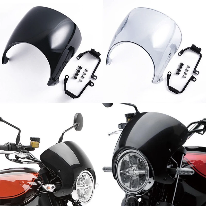 Лобовое стекло Cafe Racer обтекатель защита от ветровых козырьков для Kawasaki Z900RS Z 900-RS