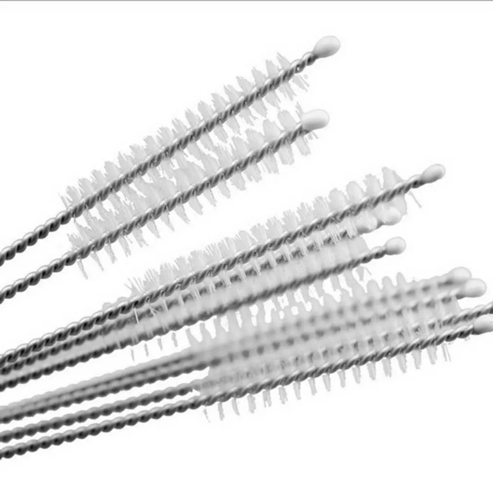 

Straws Brushes Reusable Metal Cleaning Brushes Stainless Steel Eco-friendly Bottle Brush Straw Drinking Pipe Straw Brushes