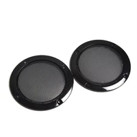 2pcs 2 inch 3 inch 4 inch black replacement round speaker protective mesh net cover grille circle speaker accessories