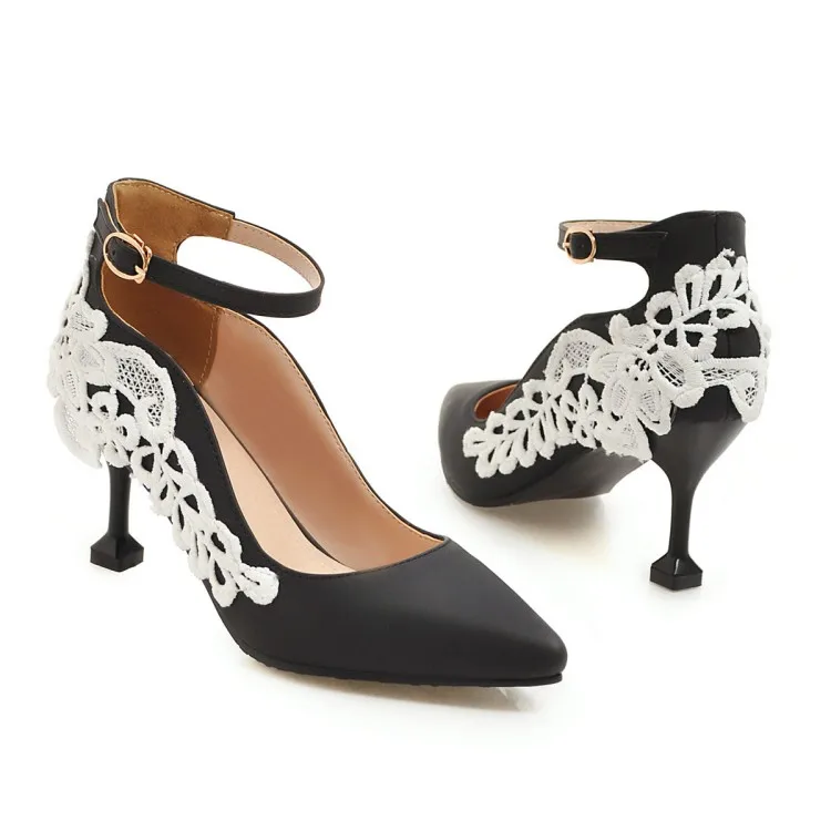 

Тонкие Туфли с острым носком; Женские туфли на высоком каблуке; Женские туфли-лодочки; Большие размеры