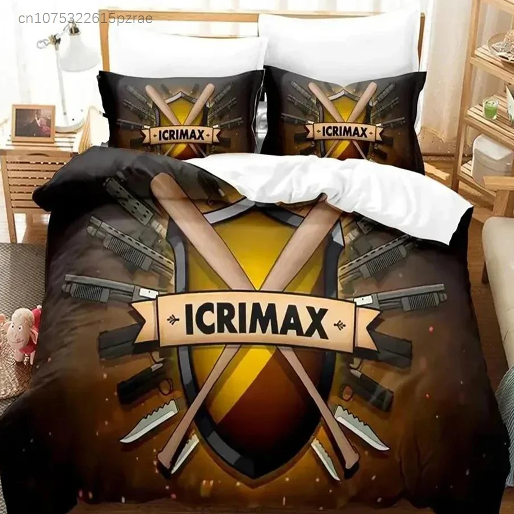 Фото Новый комплект постельного белья iCrimax с 3D-печатью, подходит для спальни, комплект пододеяльников с наволочками, детский домашний текстиль №3