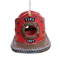 firefighter hat birdhouse fire helmets birdhouse for outside hangable vintage style firefighter outdoor decor fire helmets