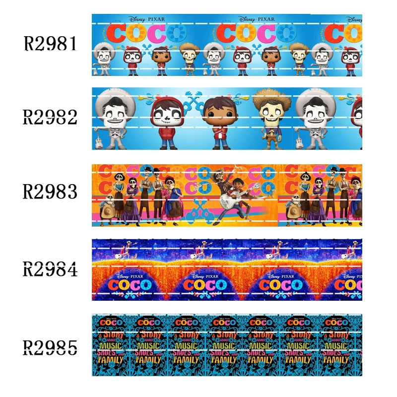 

Printed 50yards Cartoon Ballet girl Grosgrain Ribbon for Bows DIY Craft Supplies Decoration Handmade Materials R2981