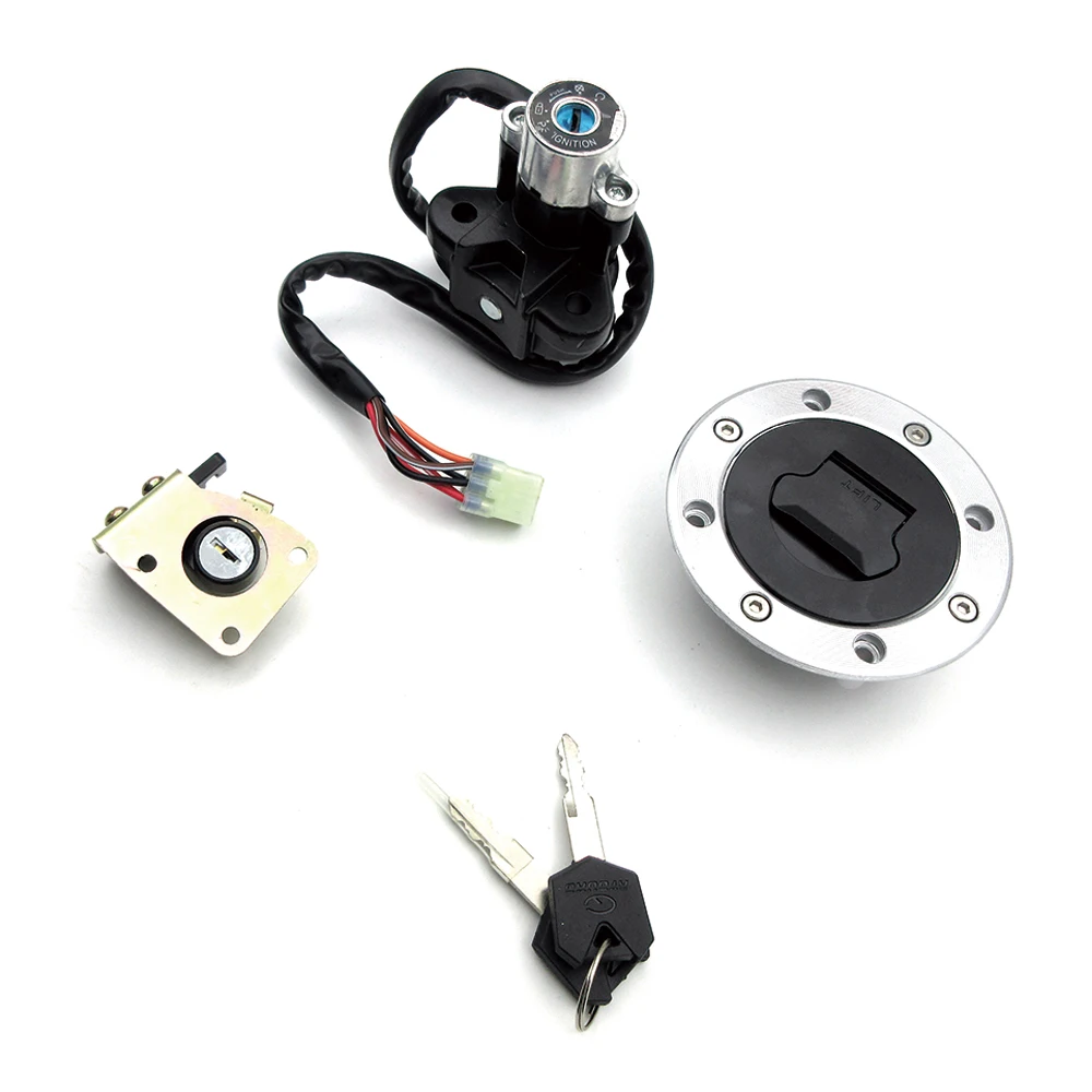 

Motorcycle Ignition Switch Locks Gas Fuel Petrol Tank Cap Set For Suzuki GSXR600 1997-2000 GSXR750 1993-1999 TL1000R TL1000S GSX