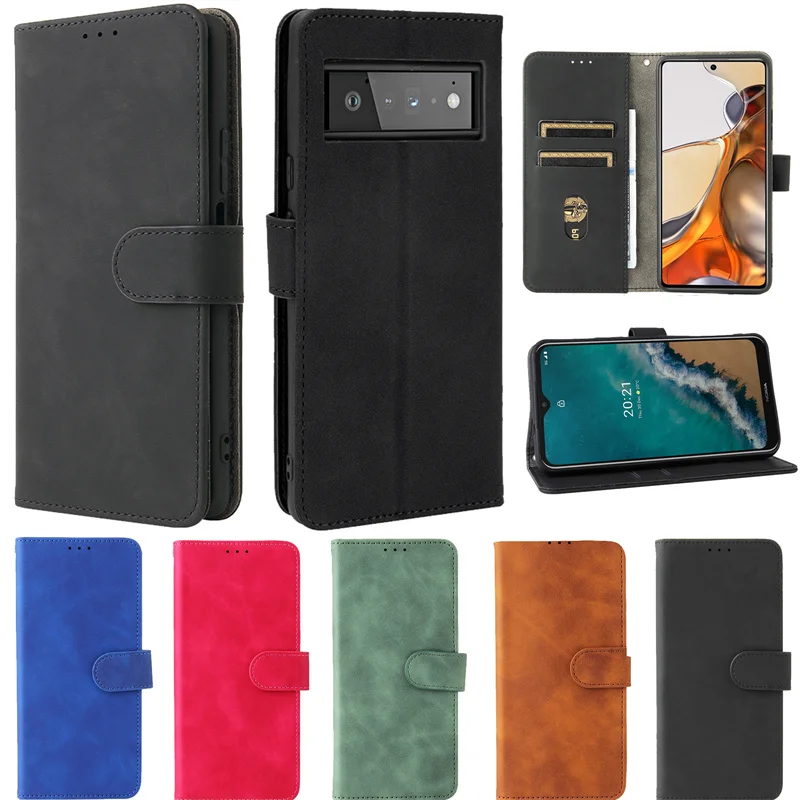 

Кожаный чехол для Google Pixel 6 Pro Pixel6 6Pro pixel6pro GLUOG GB7N6 5A 4A 5 4 3A 3 XL