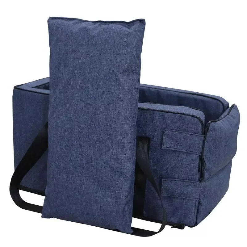 

NEW2023 Console Dog Car Seat Comfortable Pet Armrest Car Seat Non-Slip Interactive Pet Seat Removable Washable Cover Dog Car Saf