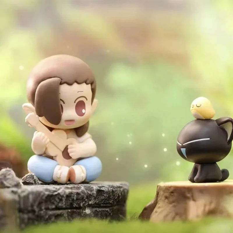 Подлинная слепая коробка Luo Xiaohei серия для кемпинга игрушки подтверждающий стиль