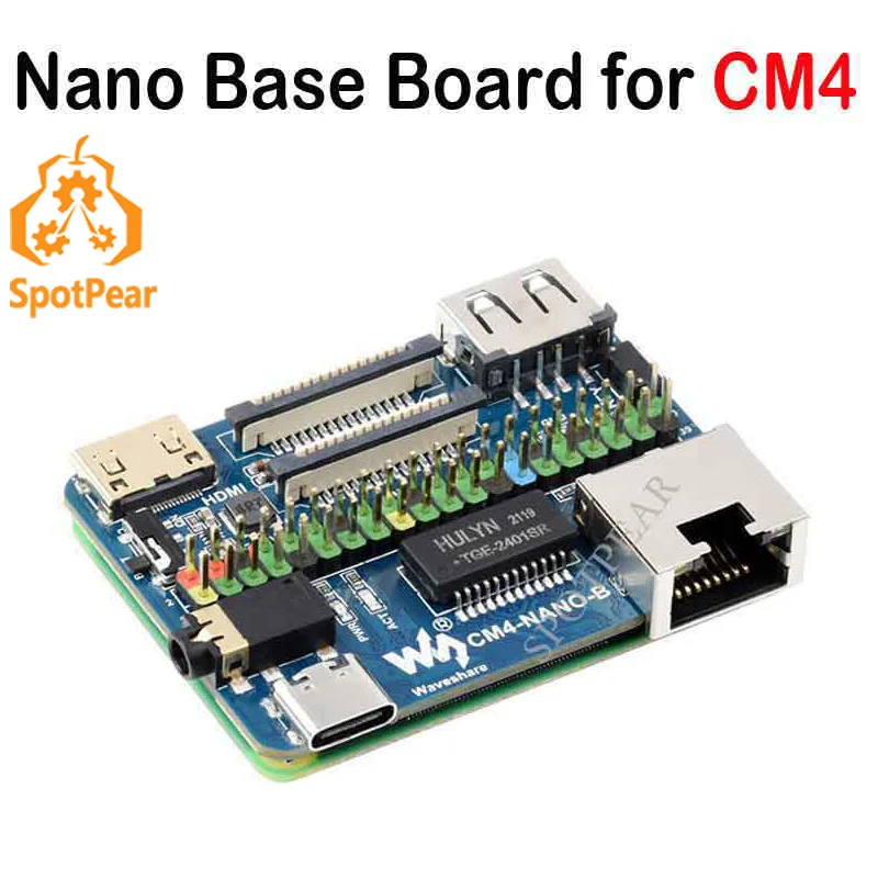 Компьютерный модуль Raspberry Pi 4 CM4 Nano Base Board (B) такой же размер как |