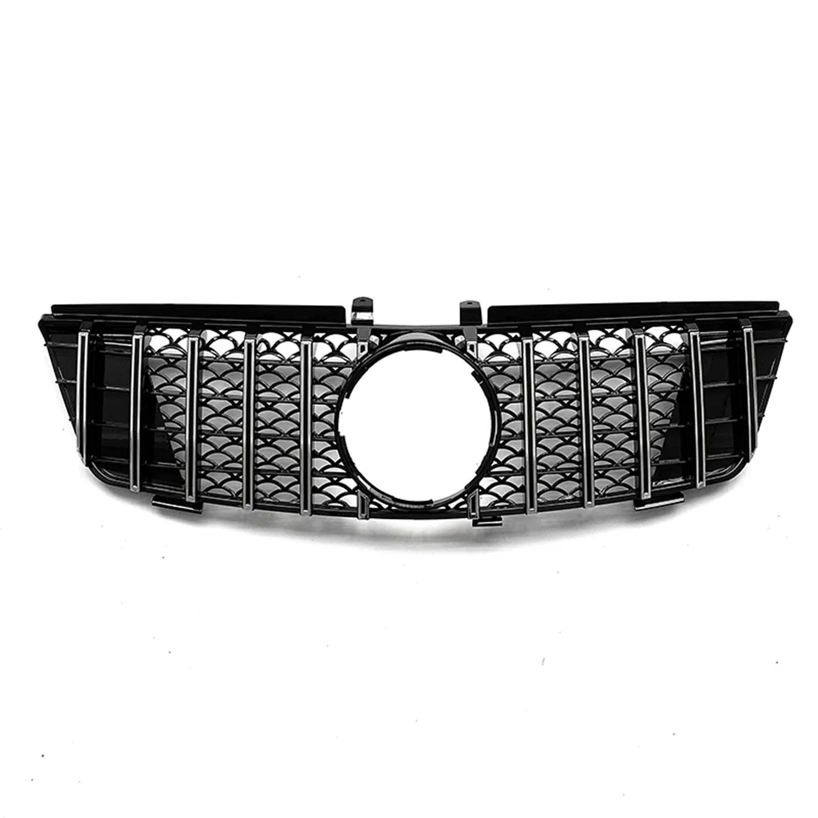 Фото Для Mercedes-Benz ML Class W164 ML320 ML350 ML550 GT 2005-2008 Diamonds Style Решетка переднего бампера Сетчатые решетки Автозапчасти №3